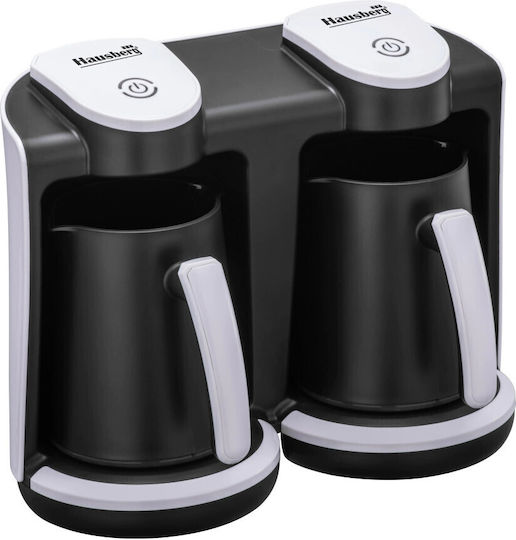 Hausberg HB-3820AB Mașină de cafea grecească 400W cu Capacitate 500ml Negru