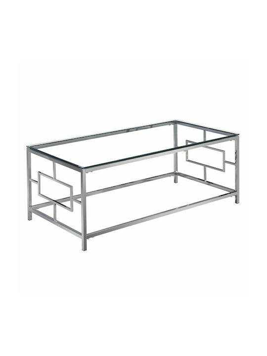 Rechteckig Couchtisch Silver L120xB60xH45cm