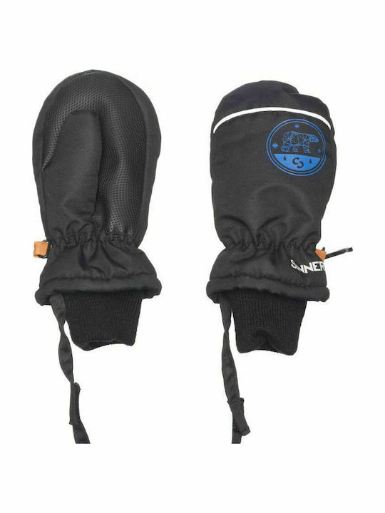 Sinner Timothy Dry Mittens Kids Ski & Snowboard Gloves Black
