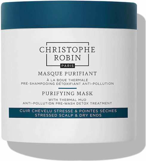 Christophe Robin Purifying Mask with Thermal Mud για Ενυδάτωση 250ml
