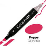 Graph' it Twin Tip Drawing Marker Red 1pcs