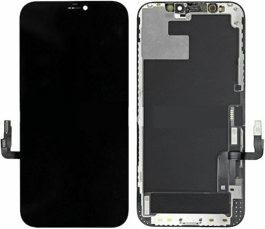 Οθόνη με Μηχανισμό Αφής για iPhone 12 / 12 Pro (Μαύρο)