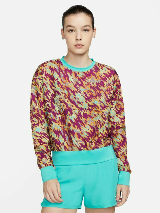 Nike Dri-Fit Pacer Women's Sweatshirt Turquoise