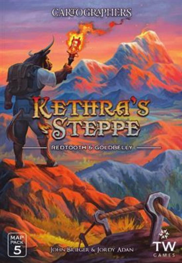 Extensie de Joc Cartographers Map Pack 5 Kethra's Steppe pentru 1+ Jucători 10+ Ani (EN) Thunderworks Games