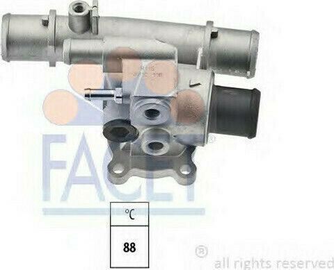 Vernet Autothermostat Thermostat Kühlmittel Fiat Multipla