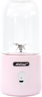 Andowl Blender pentru Smoothie 0.3lt Roz