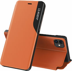Hurtel Eco Leather View Πορτοκαλί (iPhone 13 Pro Max) Hurtel Eco Leather View Πορτοκαλί (iPhone 13 Pro Max)