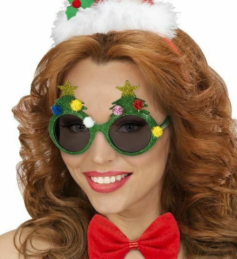 Weihnachts-Brillen mit Muster Baum