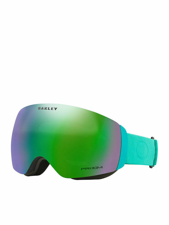 Oakley Flight Deck Ski- & Snowboardbrille Erwachsene Türkis mit Linse in Grün Farbe