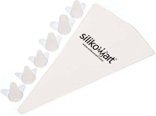 Silikomart Σετ Κορνέ Ζαχαροπλαστικής Βαμβακερό 7τμχ 70.033.99.0060