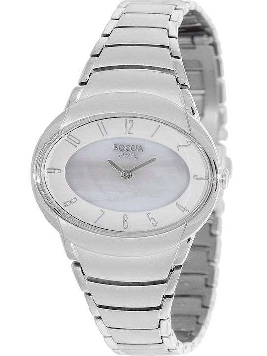 Boccia Women's Watch with Silver Metal Bracelet