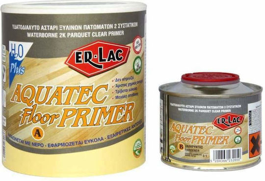 ER-LAC Aquatec Floor Primer Αστάρι Κατάλληλο για Ξύλο 3lt