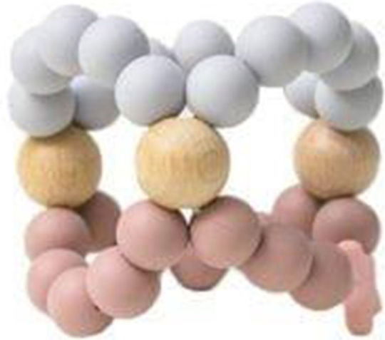 Nibbling Nib Cube Teething Ring Wooden for 0 m+