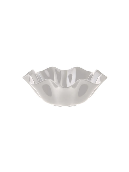 Tognana Melamine Salad Bowl White 34x34x12.5cm