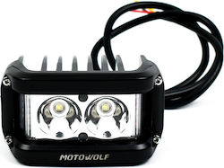 Motowolf Προβολάκι LED 25W 12-80V 6500Κ 1τμχ