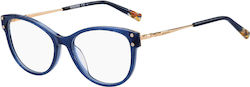 Missoni Damen Acetat Brillengestell Blau MIS 00...