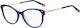 Missoni Damen Acetat Brillengestell Blau MIS 00...