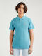 Polo Short Sleeve Blouse Turquoise
