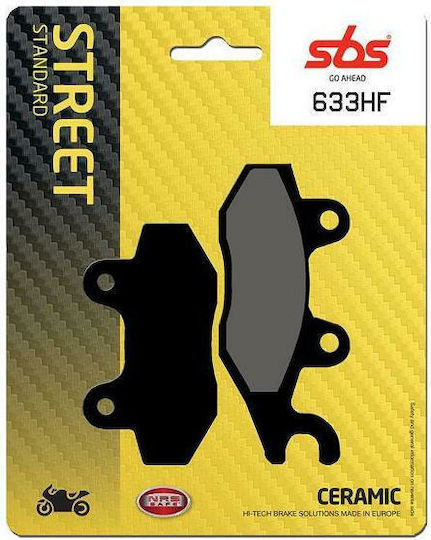 SBS Motorcycle Brake Pads Rear Triumph Tiger 1050 07-14 Kawasaki EX 300 Ninja 13 Z300 15-16 for Kawasaki EX 300 Ninja 300 Z300