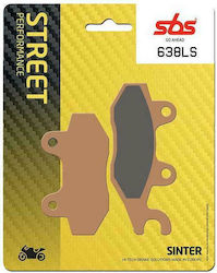 SBS Motorcycle Brake Pads Rear Triumph Tiger 1050 07-14 Kawasaki EX 300 13 EX 250R 08-12 for Kawasaki EX 300 Z300 Triumph Tiger 1050 Yamaha YBR 250