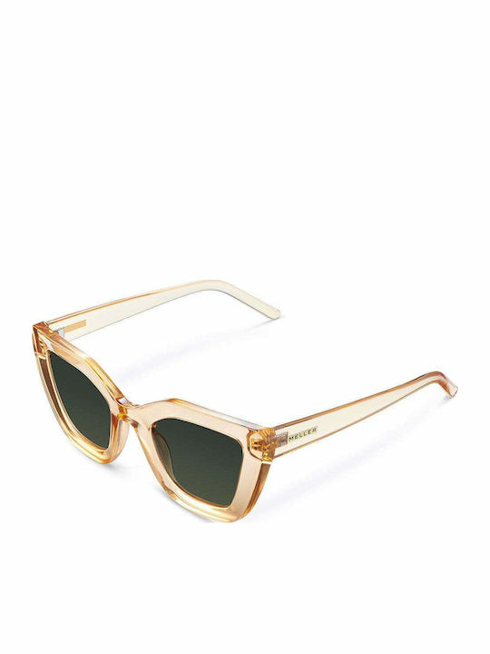 Meller Azalee Women's Sunglasses with Plastic Frame Champagne Olive AZ-SMOKYOLI