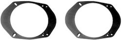 Βάσεις Ηχείων Μπροστινές και Πίσω 165mm για Ford Fiesta / Focus / Fusion / Ka / Kuga / Mondeo / Mustang / Transit & Mazda MX-5