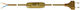 Evivak Power Cord with Diameter 2x0.75mm² in Gold Color 1.5m 1pcs