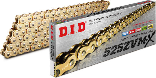 DID Drive Chain 525 for Honda CBR 600 for Suzuki SV 650 S for Yamaha MT-07 108L