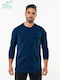 Chaud Devant Coat Chef Blue with Long Sleeve Va...
