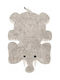 Neonato Elephant Kinder Teppich Gray 90x140cm