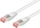 Goobay S/FTP Kat.6 Ethernet Netzwerkkabel 5m Weiß