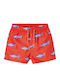 Mayoral Splash Ecofriends Kids Swimwear Swim Shorts Red