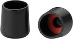Inofix Möbelkappen Runde mit Außenrahmen und Durchmesser 30mm 4Stück 1730-3