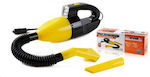 Autoline Car Handheld Vacuum Dry Vacuuming with Power 60W & Car Socket Cable 12V 60W 250cm Yellow (20