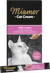 Miamor Cat Cream Wet Food for Adult Cats In Pouch with Malt 6pcs 15gr