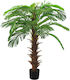 Arbore Artificial de Exterior Palmier Kykas Green 140cm vidaXL