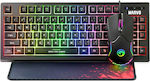 Marvo CM310 3in1 Set Tastatură de Gaming cu iluminare RGB & Mouse Negru