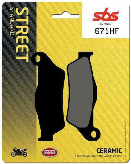 SBS Motorcycle Brake Pads Front-Rear FA181 for KTM 450 SX-F