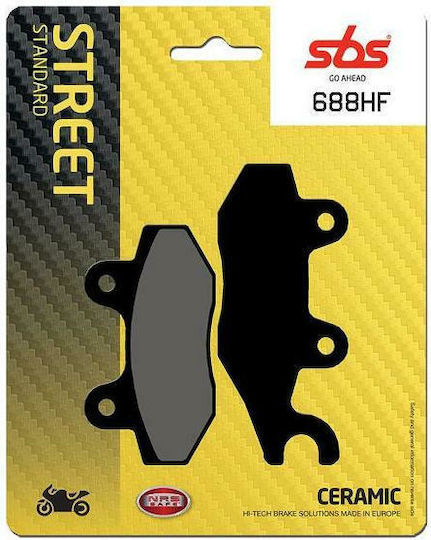 SBS Τακάκια Μοτοσυκλέτας Εμπρός Honda Cbf 250 04'-06' / VT 125 Shadow 99'-07' / Xl 125 Varadero 01'-12'