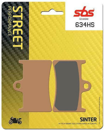 SBS Motorcycle Brake Pads Front Yamaha YZF R6 99'-15' / TDM 900 02'-13' / FZ1 1000 Fazer 06'-13' for Yamaha TDM 900
