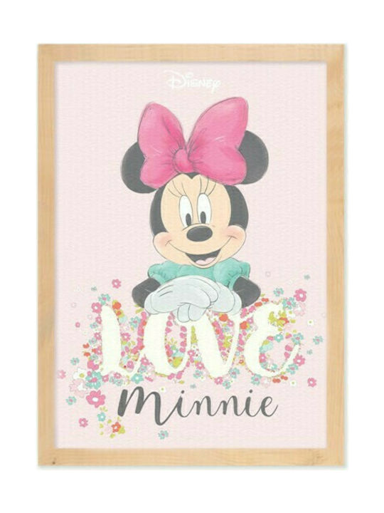 Houseart Kids Canvas Wall Painting Minnie is Smiling 20x30cm