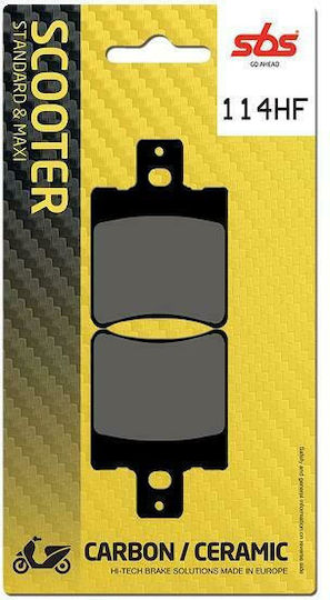 SBS Motorcycle Brake Pads Front Yamaha Jog 50R 02-09 / Aerox 50 97-11 / Neos 50 97-01 for Vespa 50 Yamaha Aerox