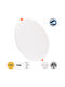 GloboStar Στρογγυλό Χωνευτό LED Panel 33W με Θερμό Λευκό Φως 2700K 20.5εκ.