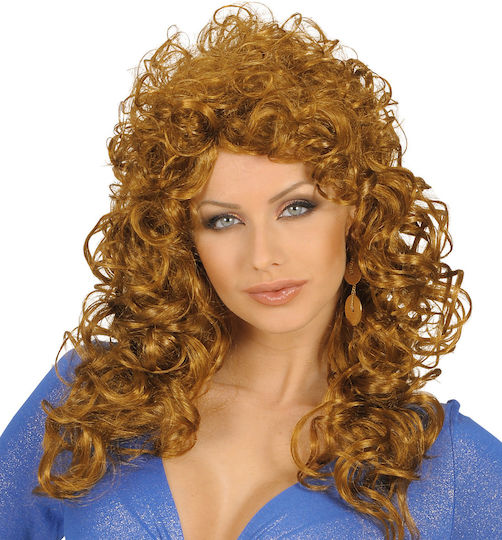 Carnival Wig Curly Chestnut