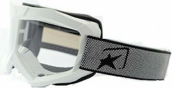 Ariete Motocross-Schutzbrille Line Next Gen Weiß