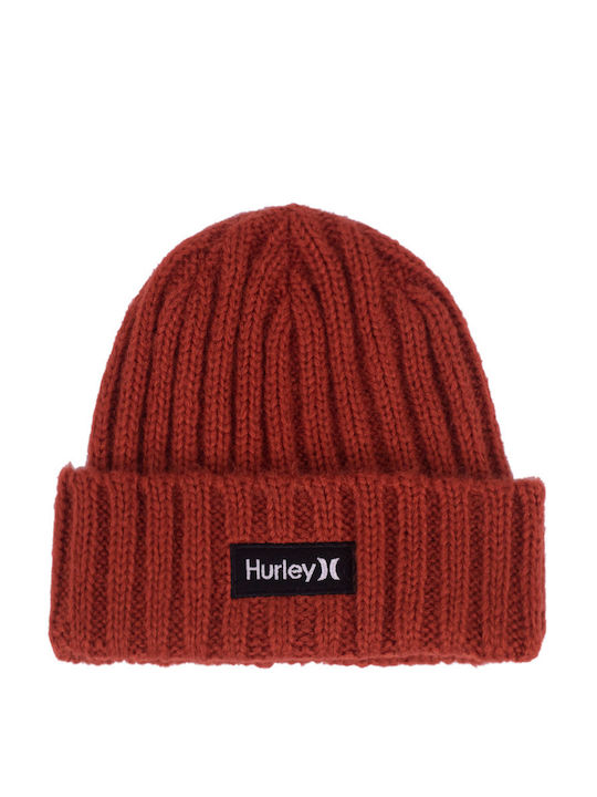 Hurley Beanie Männer Beanie mit Rippstrick Claystone