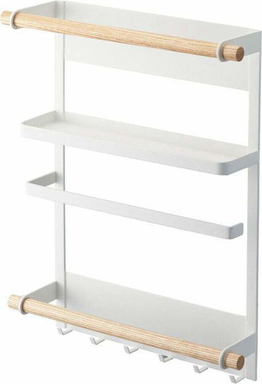 Yamazaki Suport Magnetic De Depozitare Pentru Frigider Tosca Alb