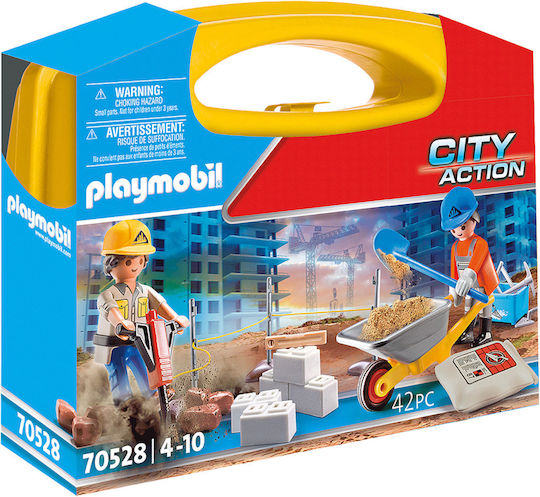 Playmobil Carry Case City Action Construction Set for 4-10 years old