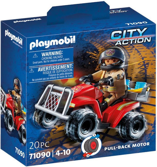 Playmobil City Action Fire Rescue Quad για 4-10 ετών