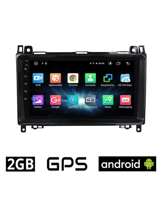 Booma Sistem Audio Auto pentru Mercedes-Benz Clasa B (W245) 2005-2012 (Bluetooth/USB/AUX/WiFi/GPS/Apple-Carplay/Android-Auto) cu Ecran Tactil 9"